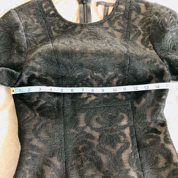 BCBGMAXAZRIA Ceara Black Lace Dress - Picture 6 of 11